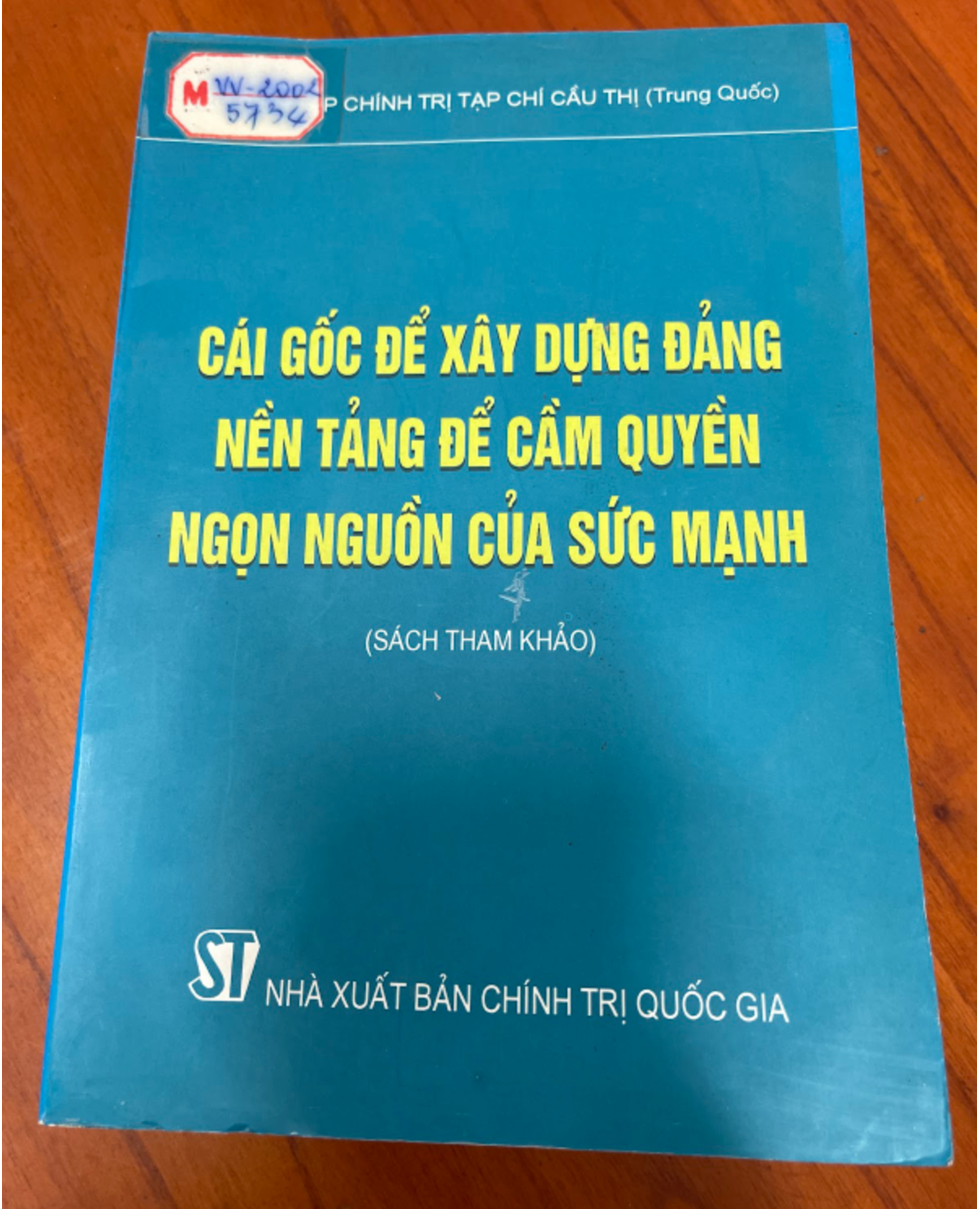 Cái gốc để xây dựng Đảng nền tảng để cầm quyền ngọn nguồn của sức mạnh
