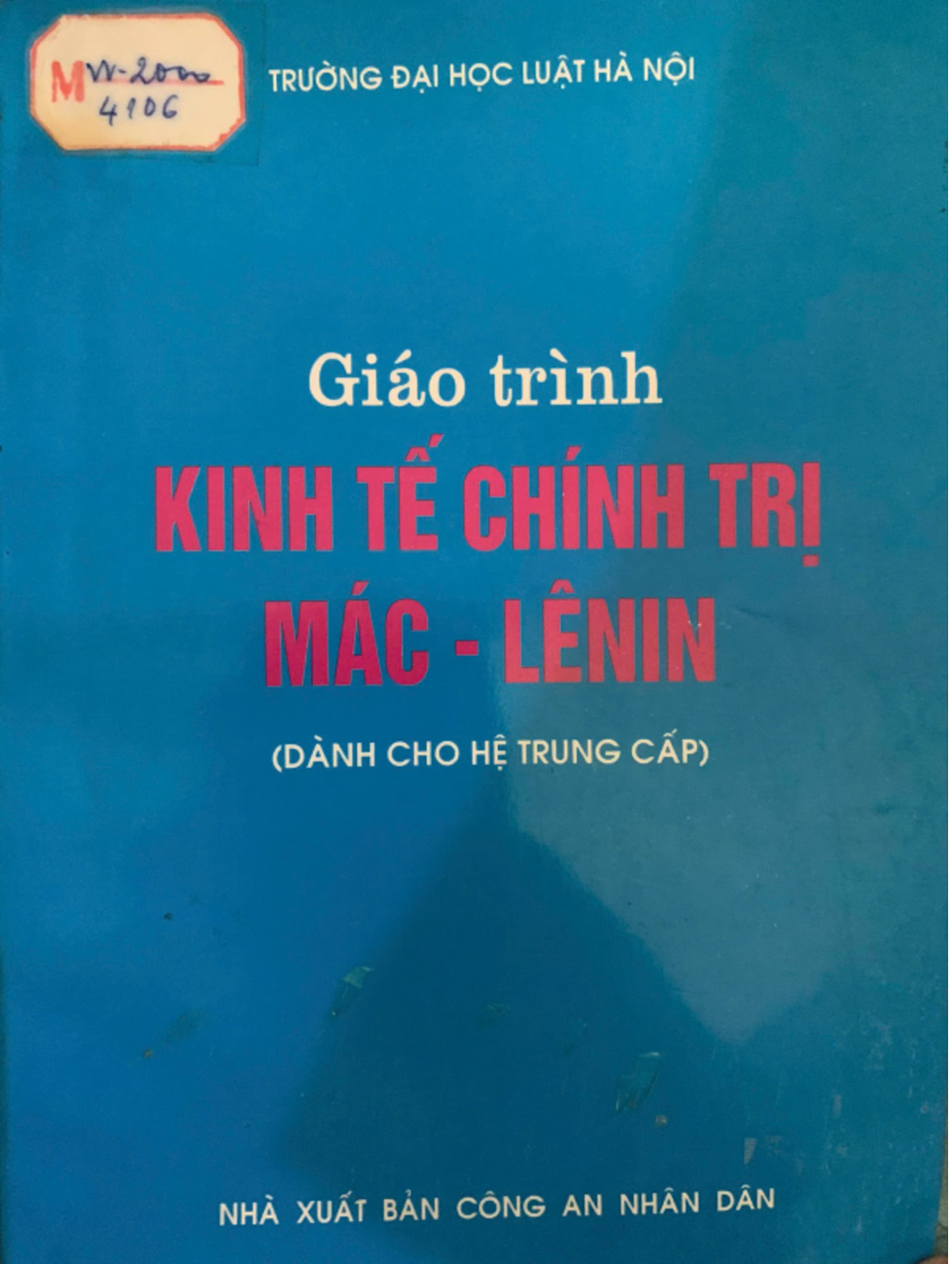 Giáo trình Kinh tế chính trị Mác - Lênin